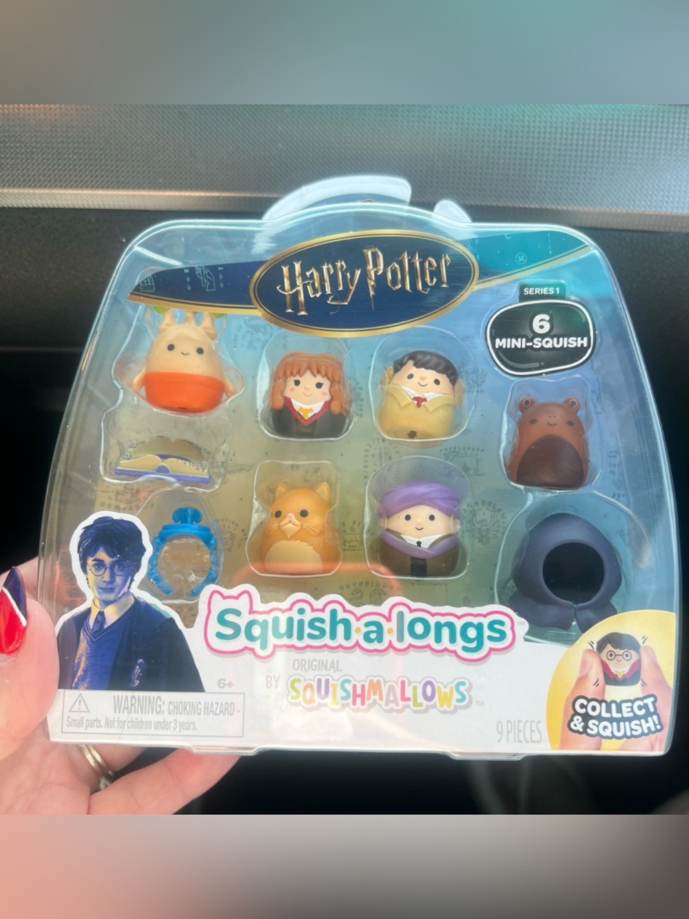 Harry Potter Squish-A-Longs, Squishmallows, Harry Potter Mini Squish Set